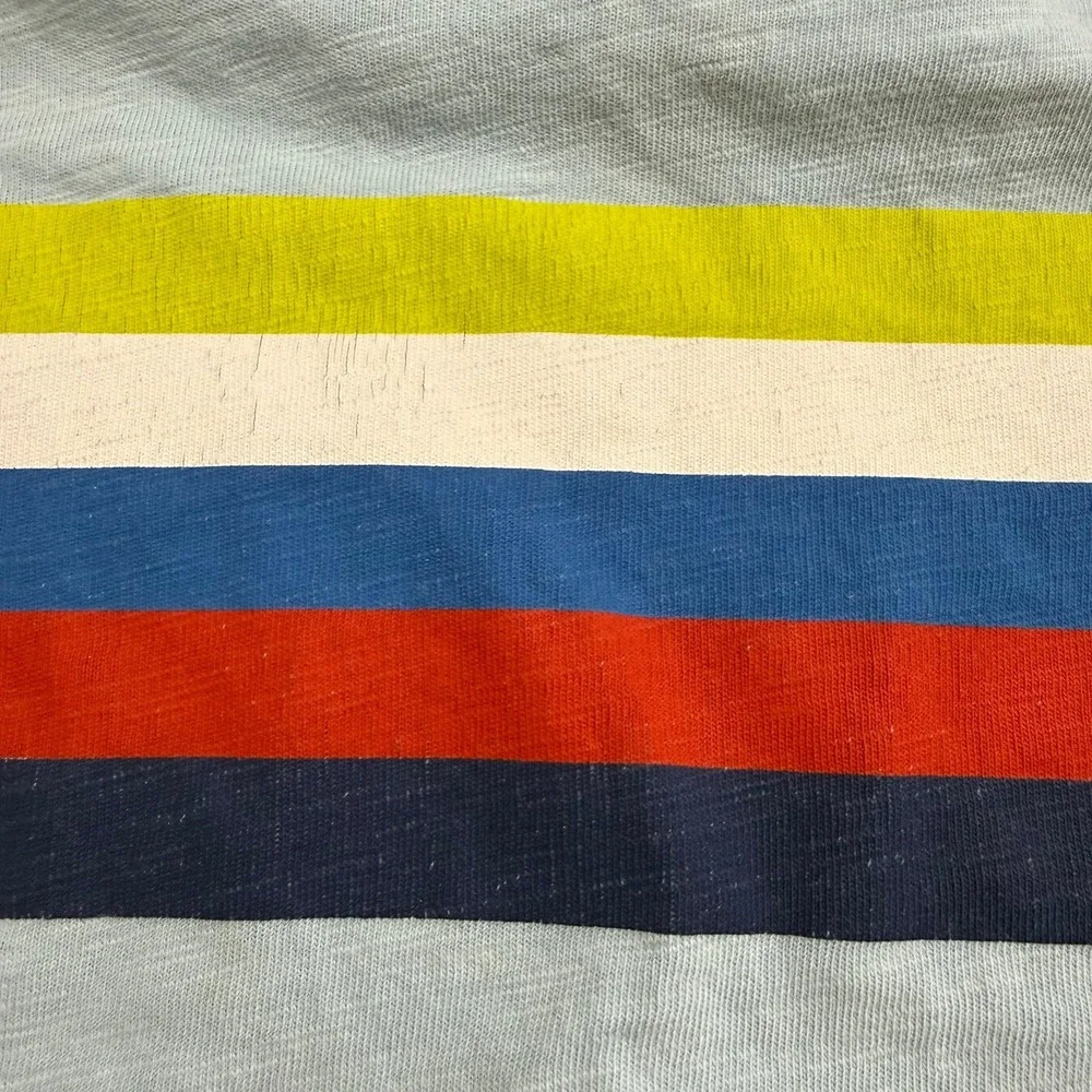 Mini Boden boys rainbow banner short sleeve shirt‎ 5/6